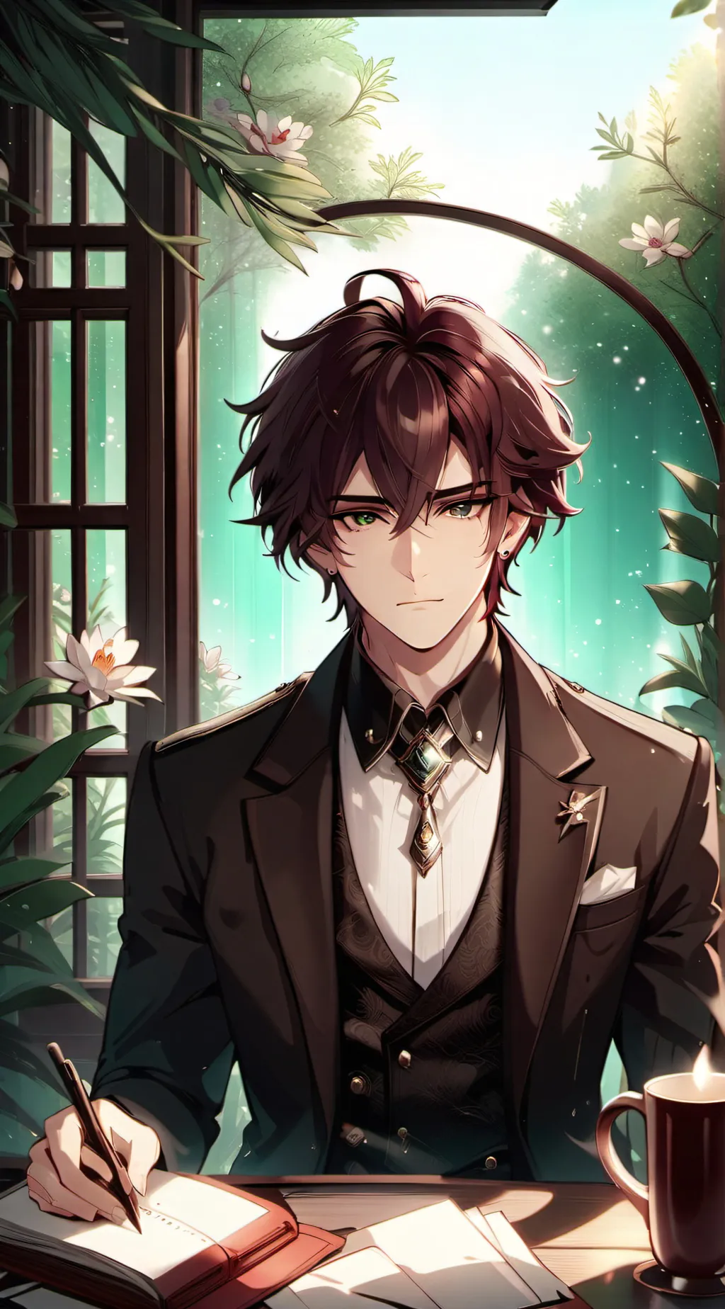 ai character: kuwang background