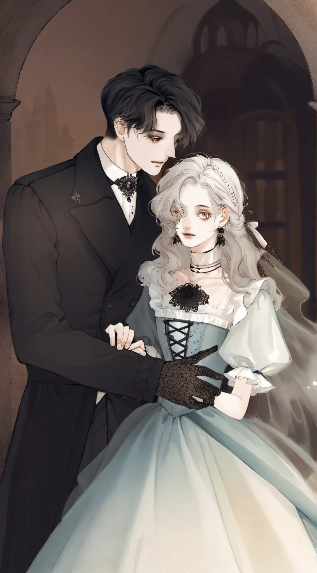 ai character: hazel background