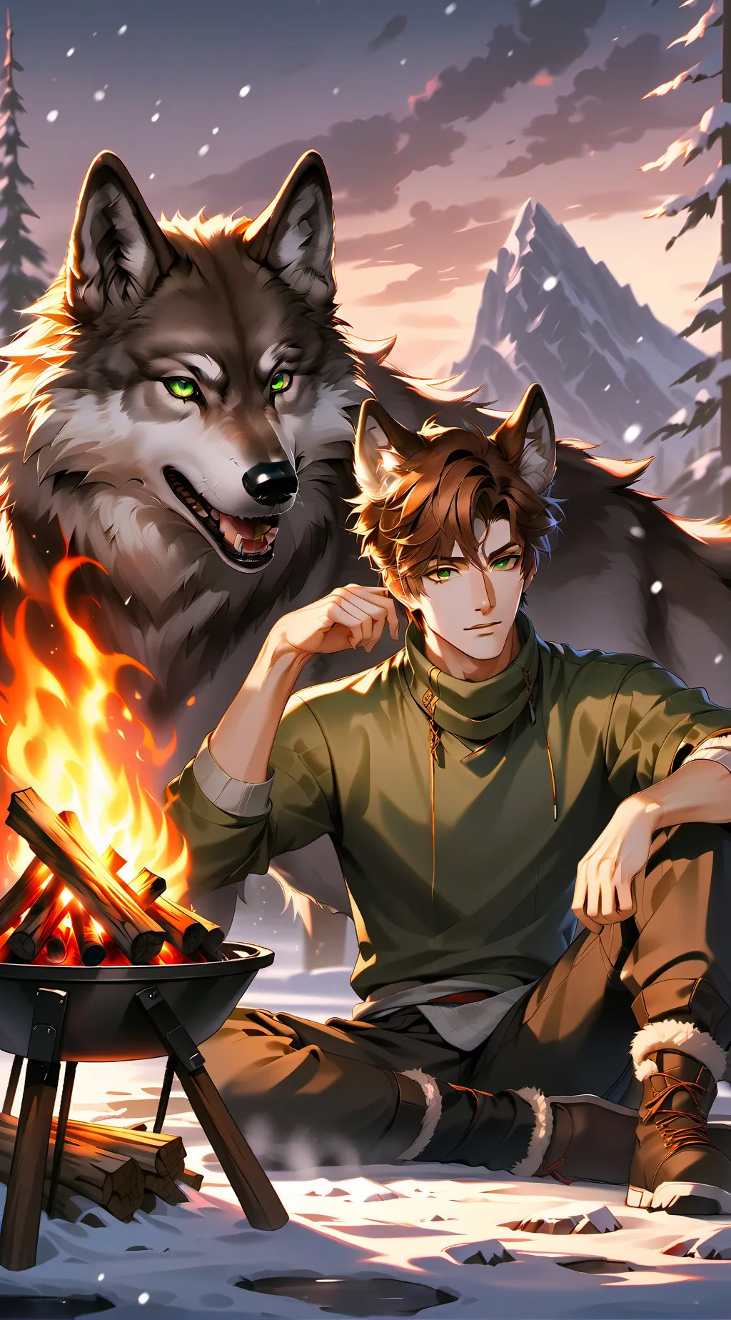 ai character: Flynn Milo background