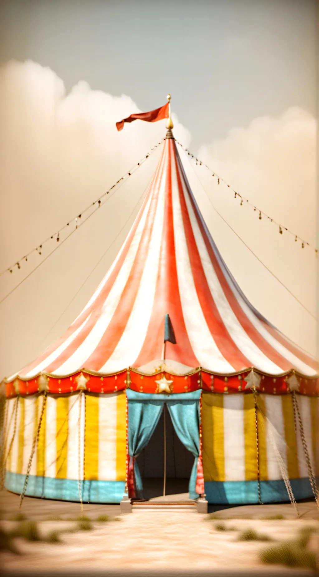 ai character: Yoshi’s Circus  background
