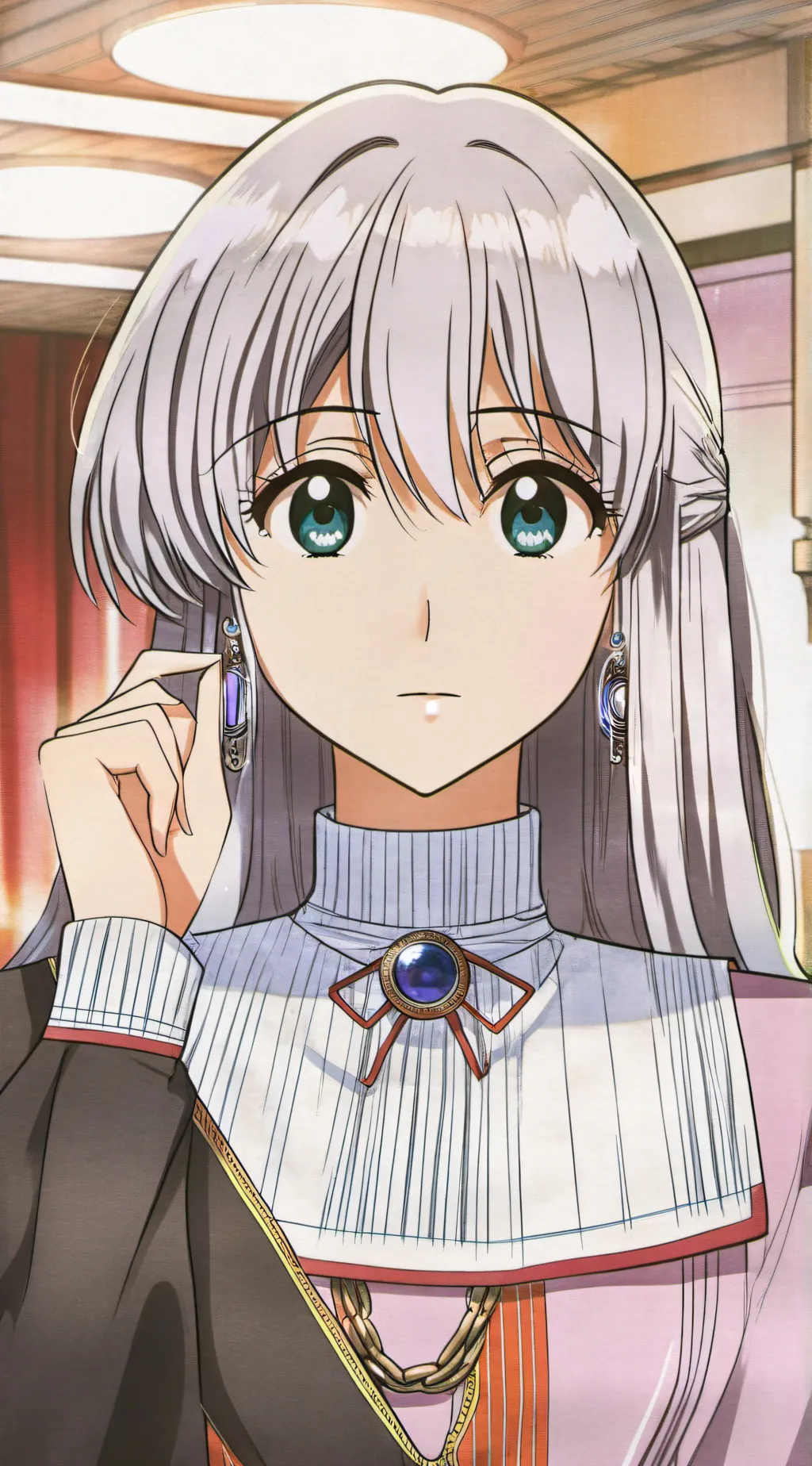 ai character: Sakura  background