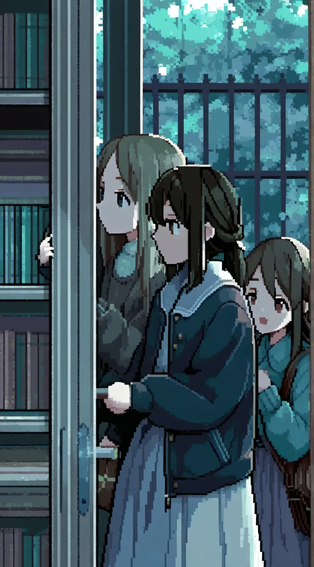 ai character: Ghost face victims background