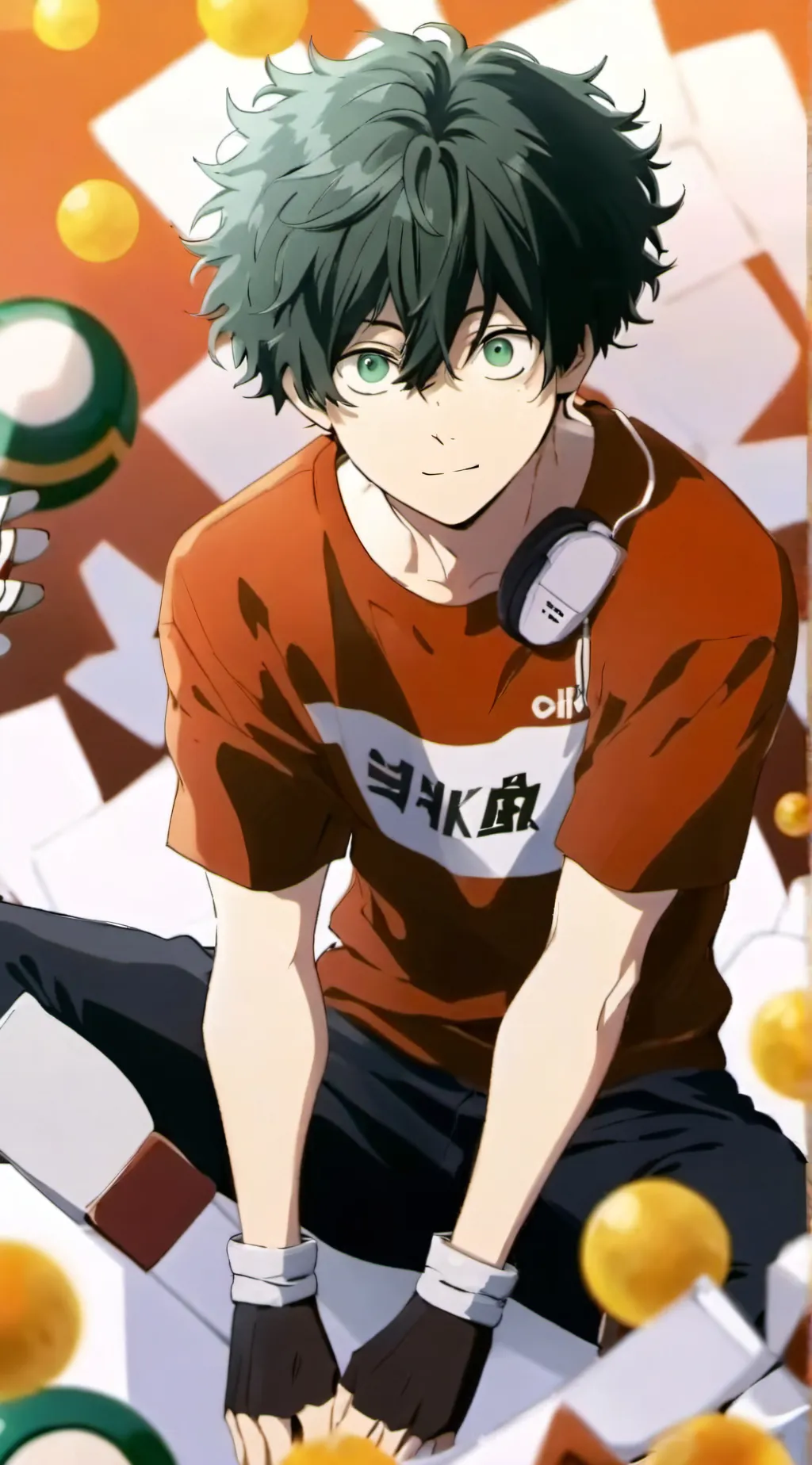ai character: deku background