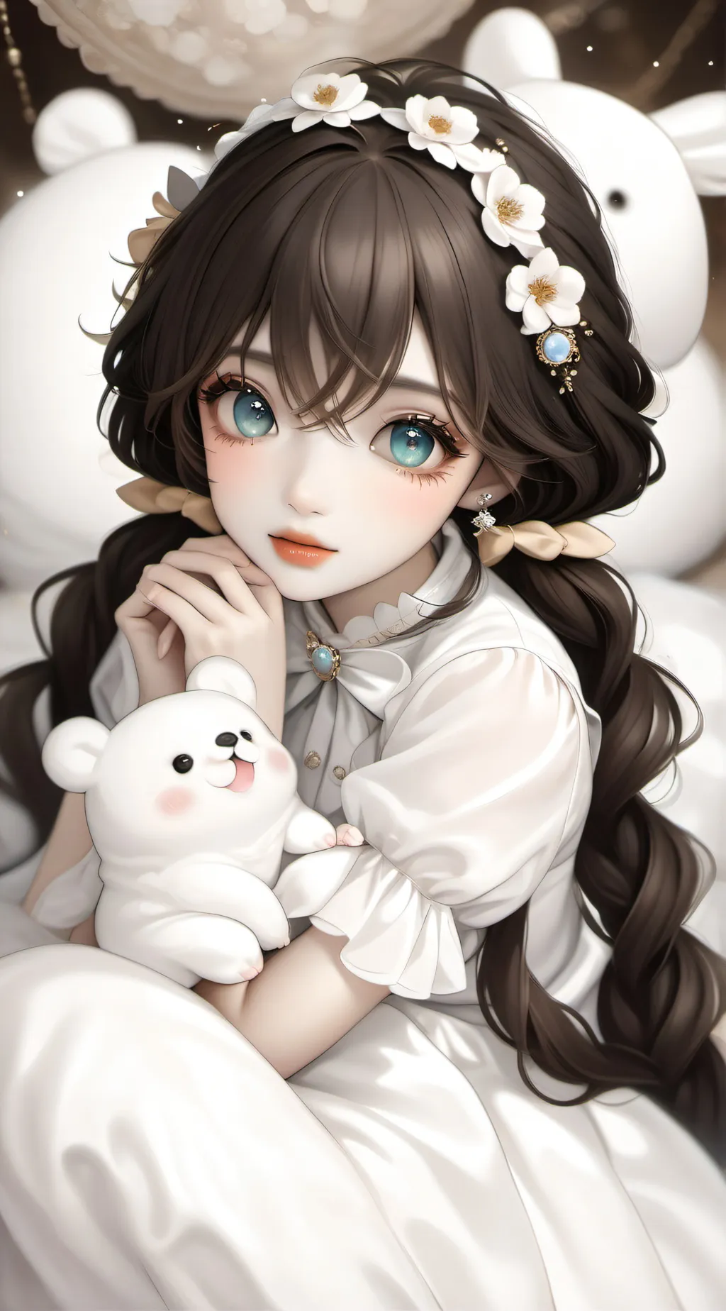 ai character: Prettyhascrushonu background