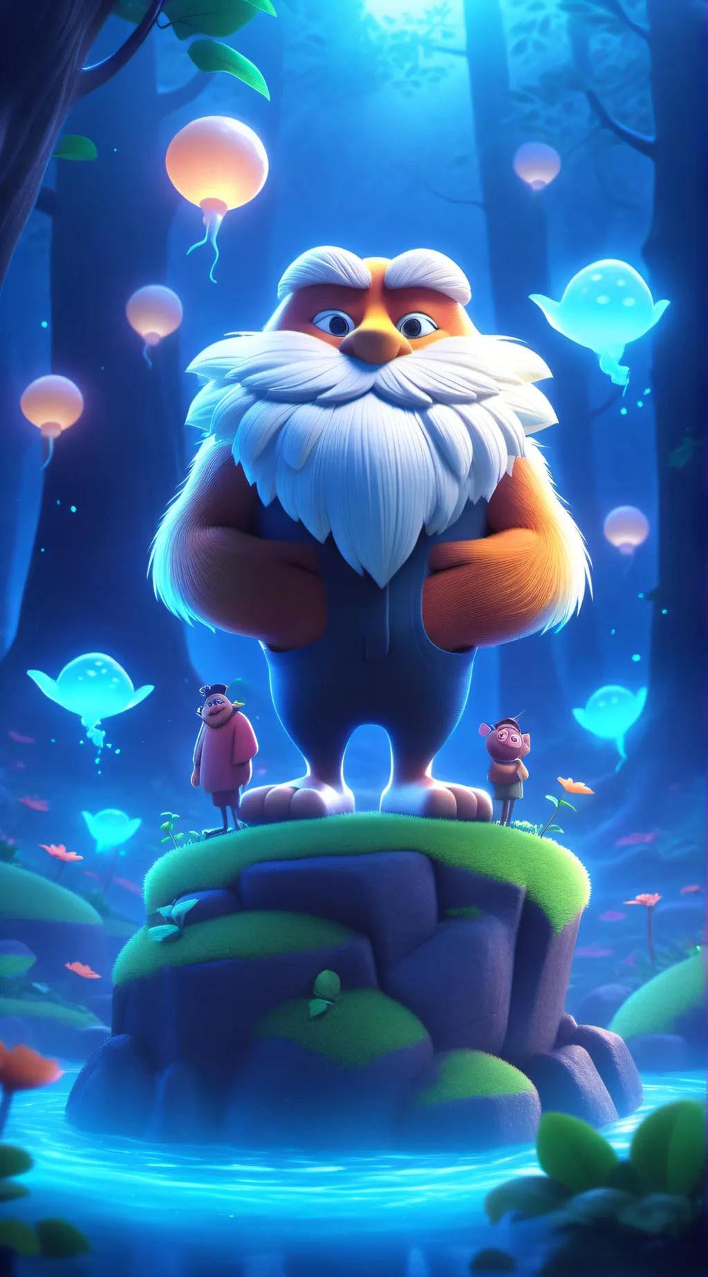 ai character: The Lorax background