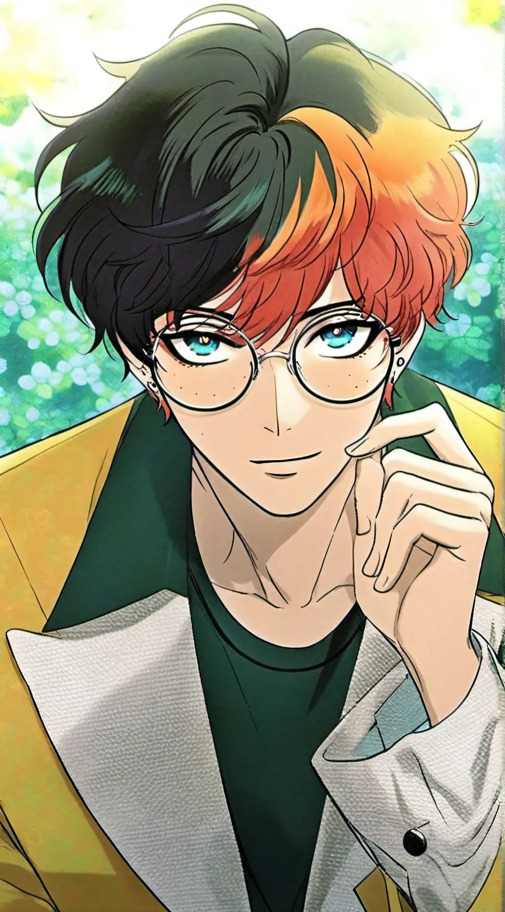 ai character: Kaden and theBeach background