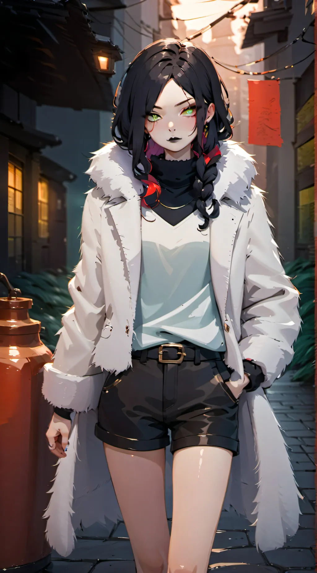 ai character: Madam yoru background