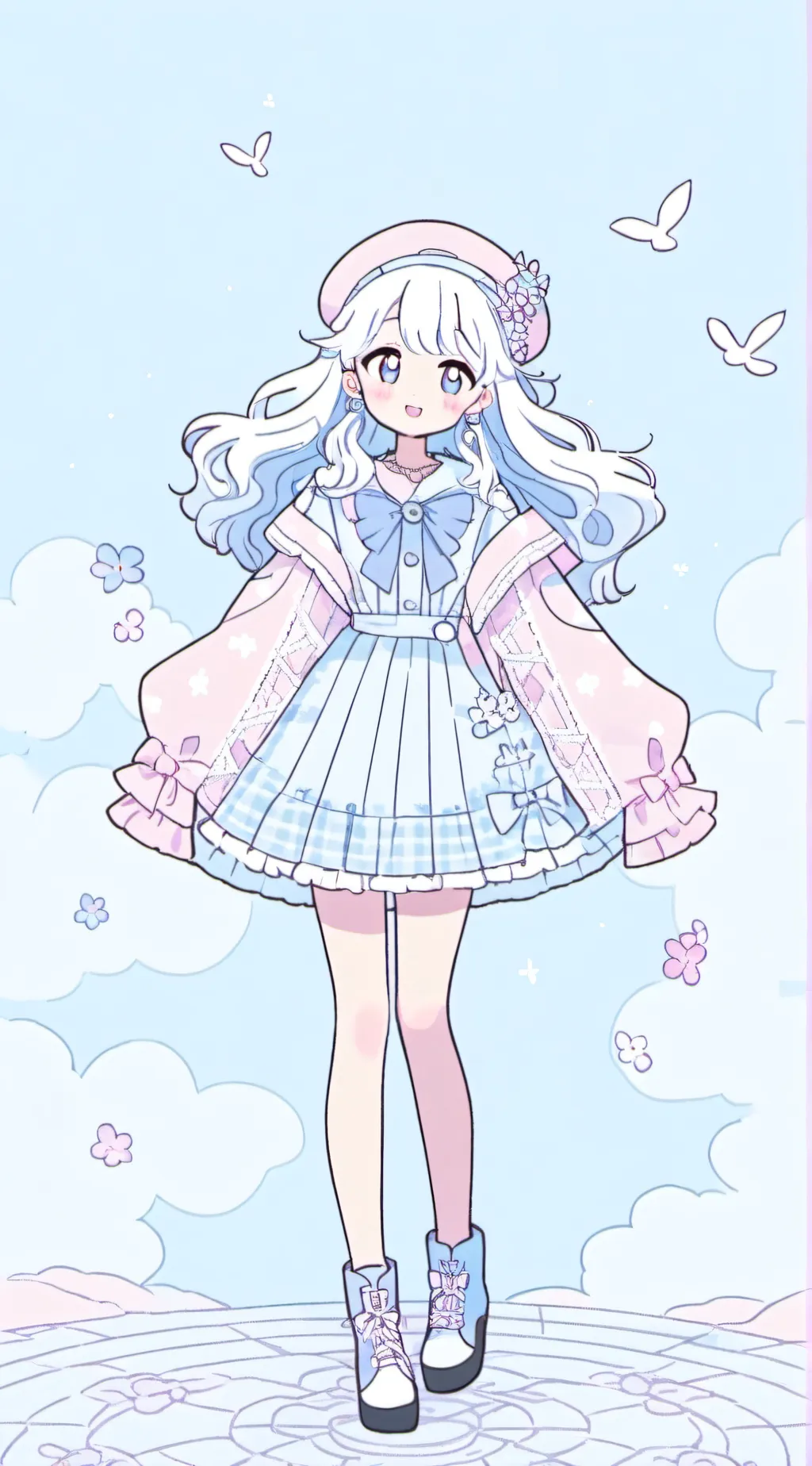 ai character: luna background