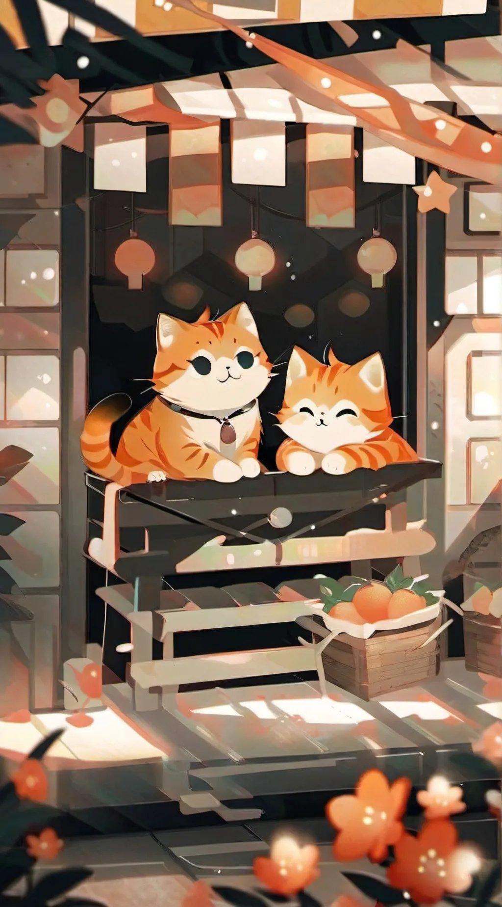 ai character: KITTY CAT background