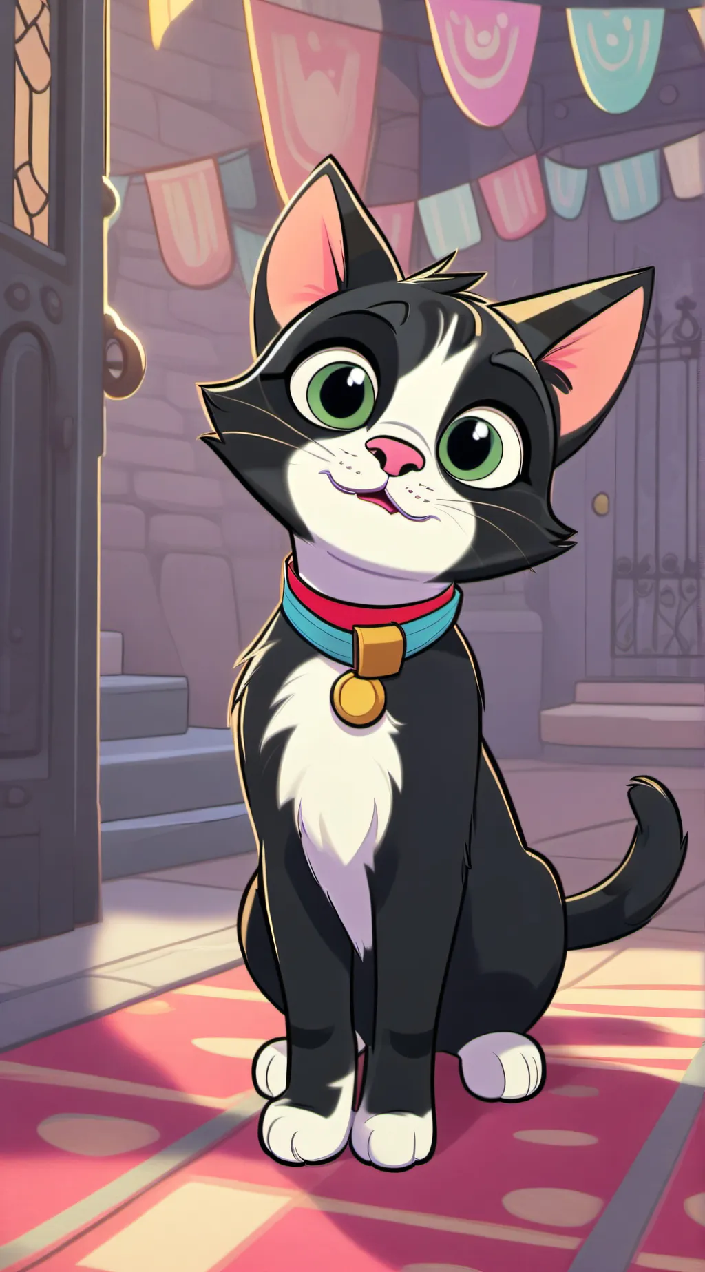 ai character: Charlie my cat! background