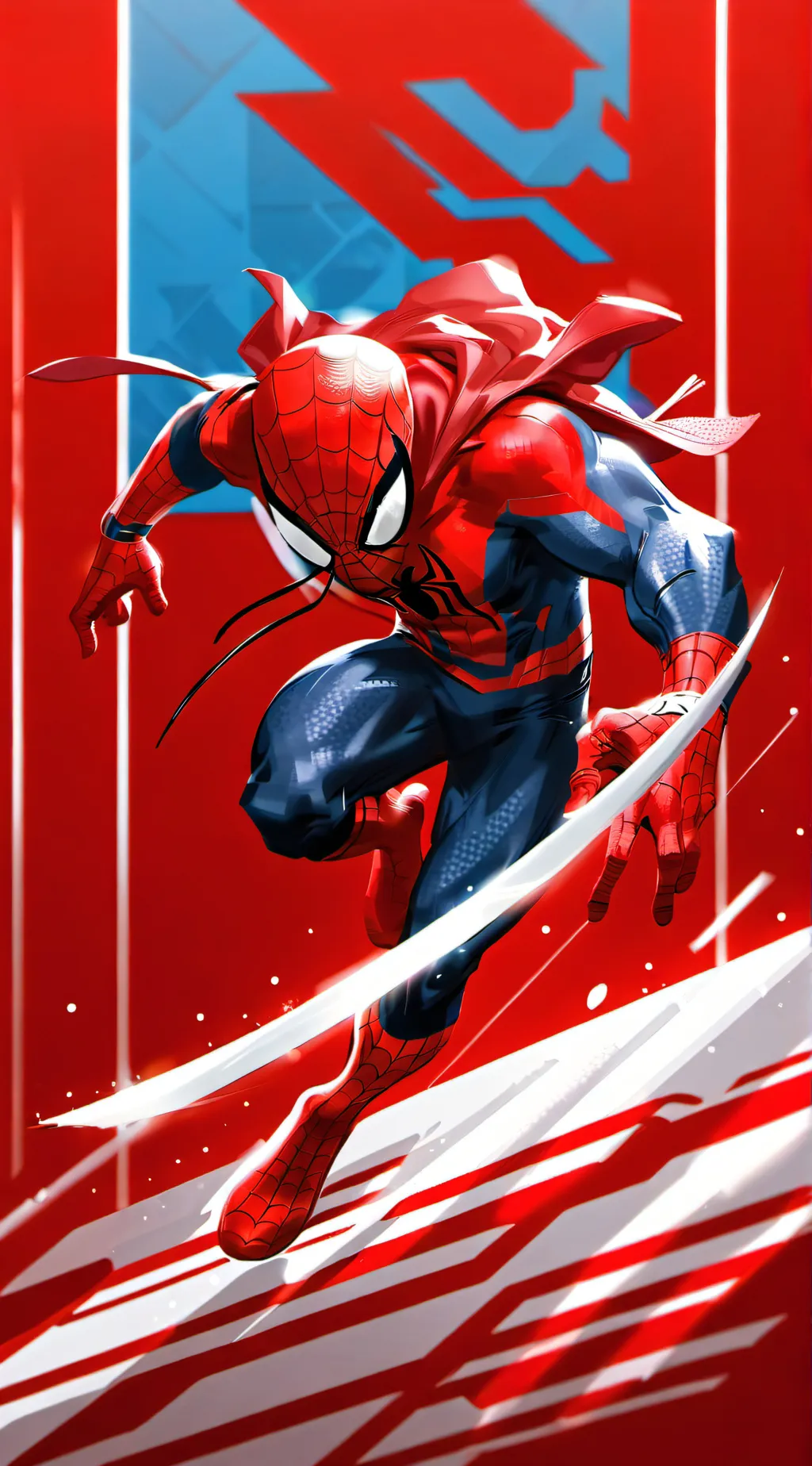 ai character: SpidermanSimulator background