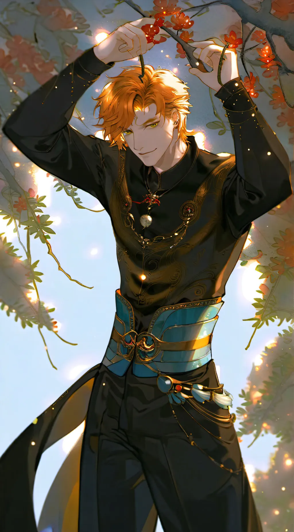 ai character: °~...Jackson...~ background