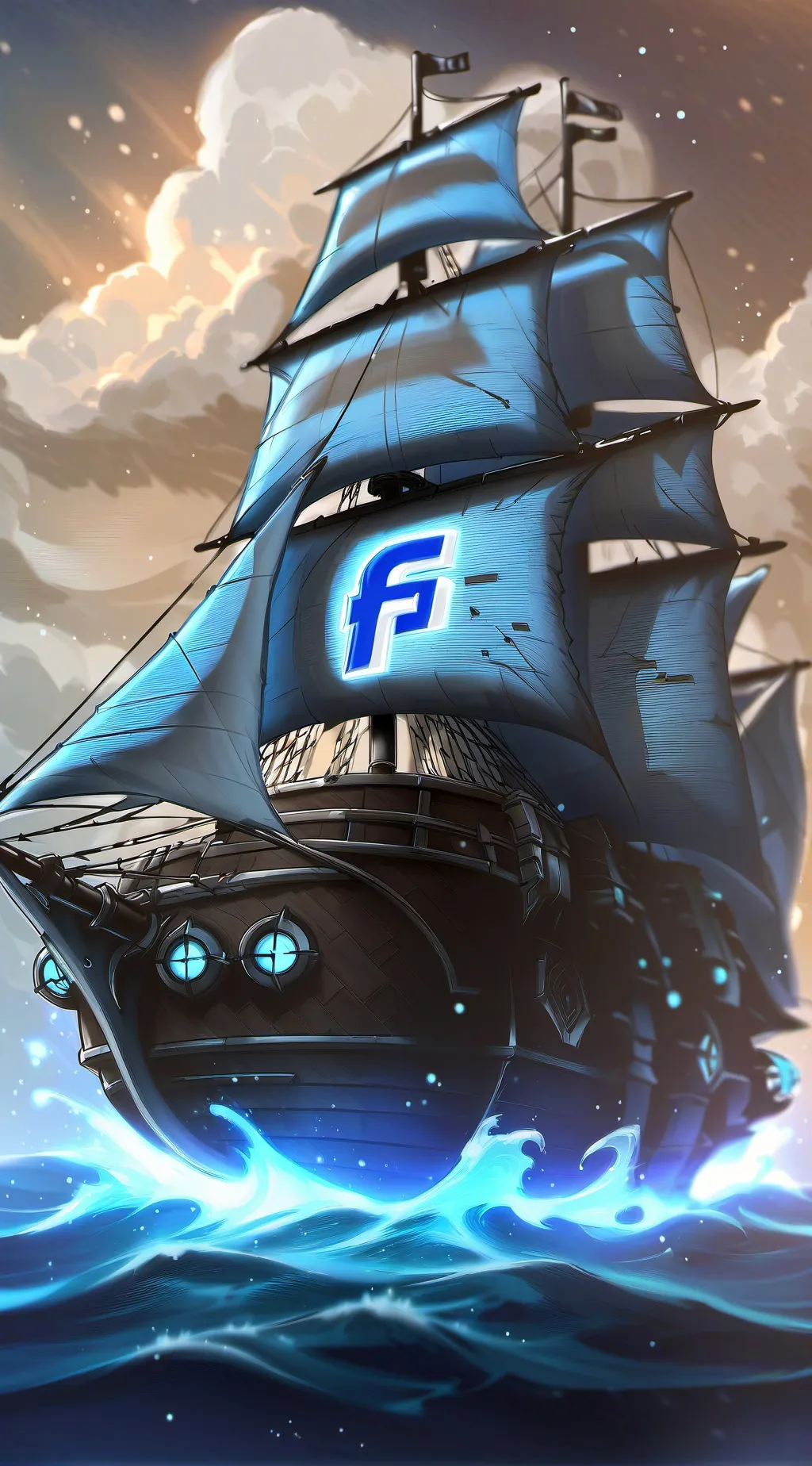 ai character: Facebook  background