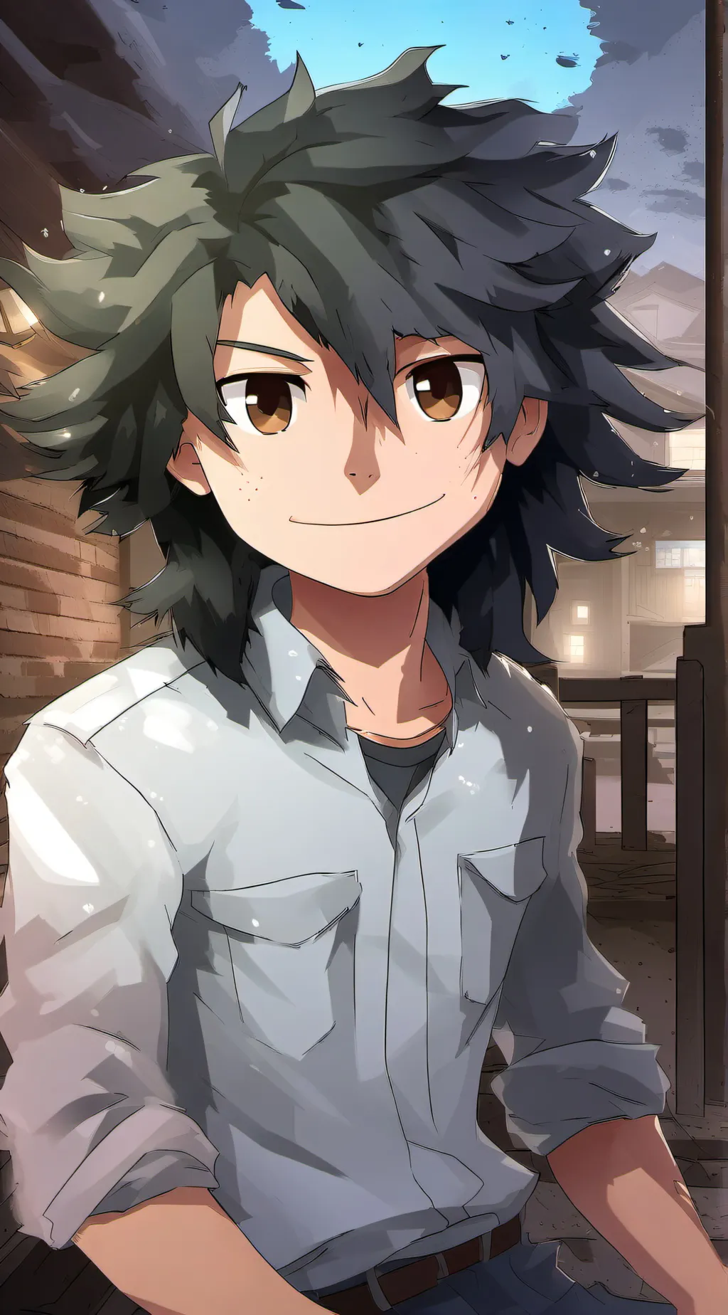 ai character: mha  background