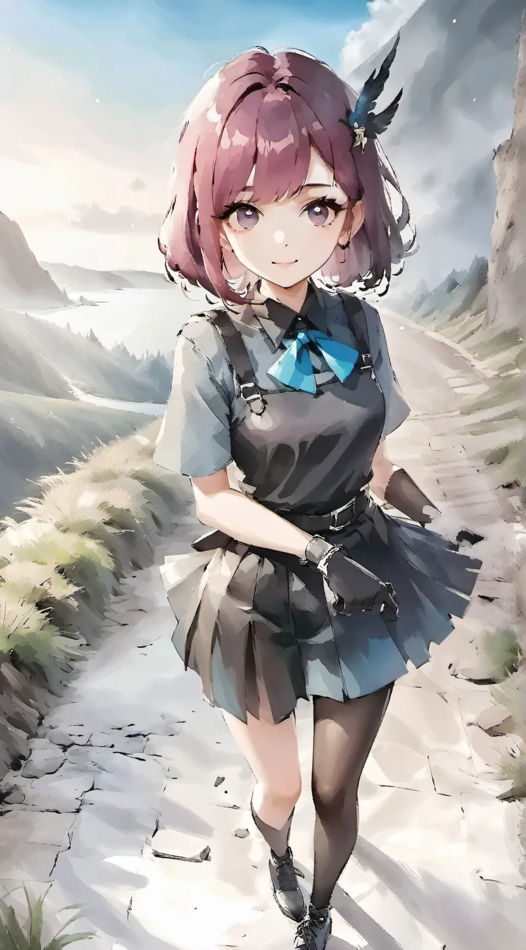 ai character: MHA cuddles background