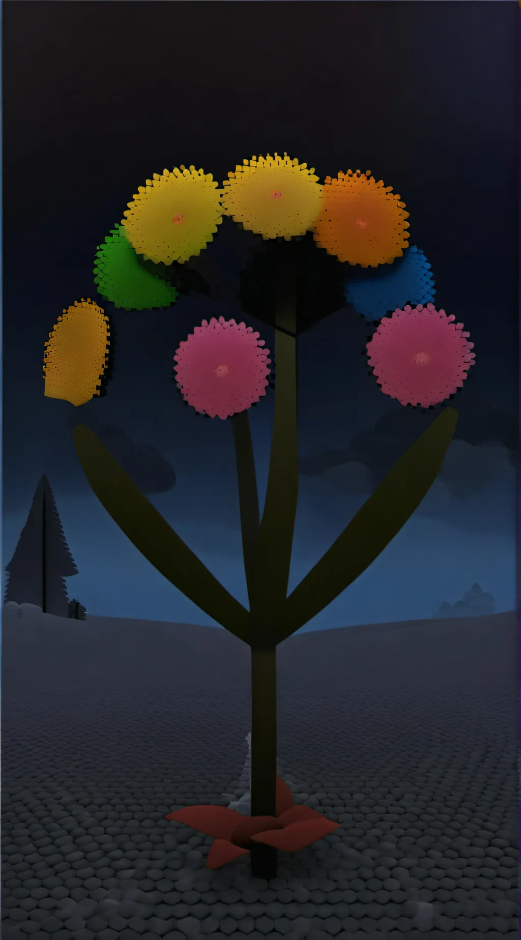 ai character: dandys world background