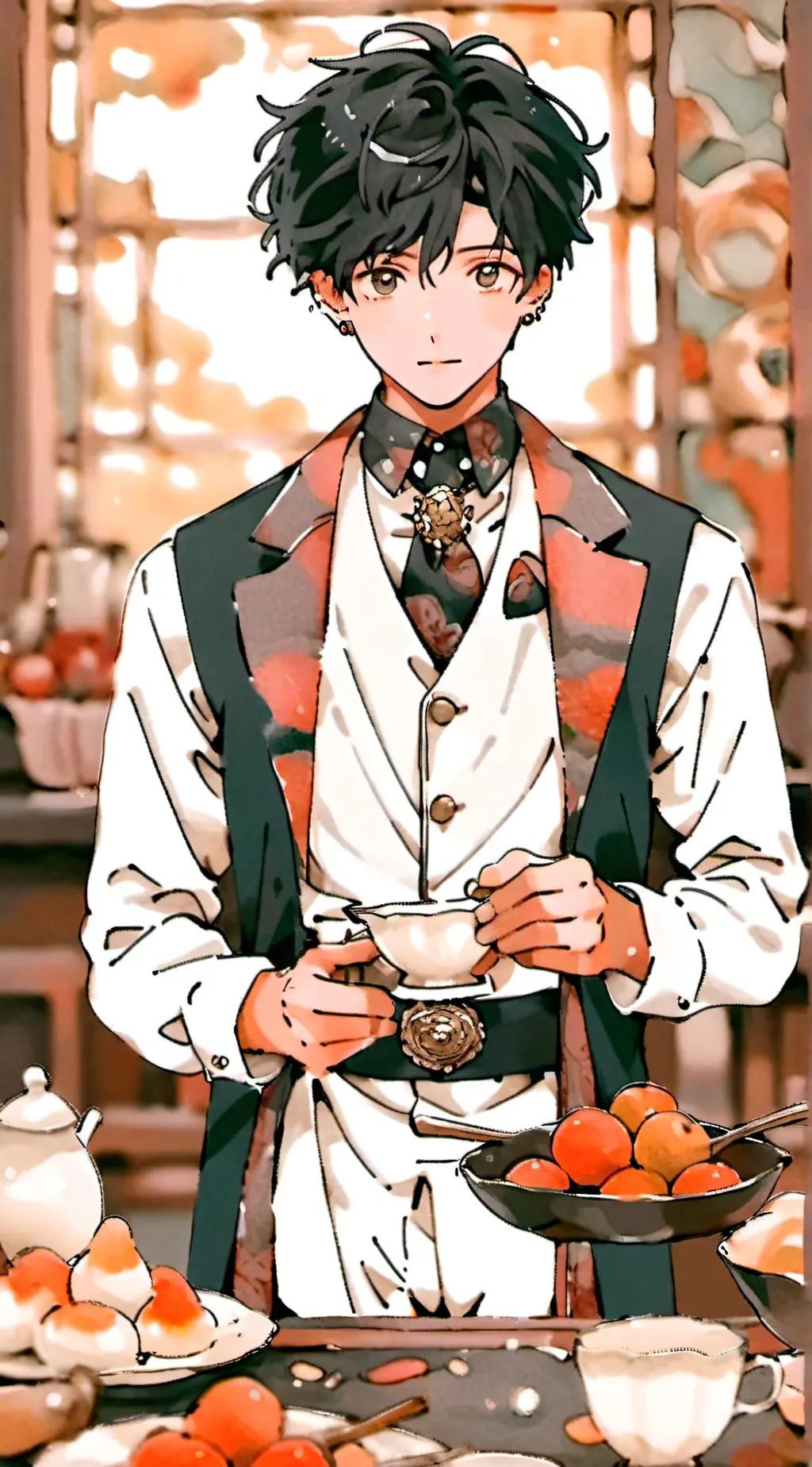 ai character: Deku your bf background