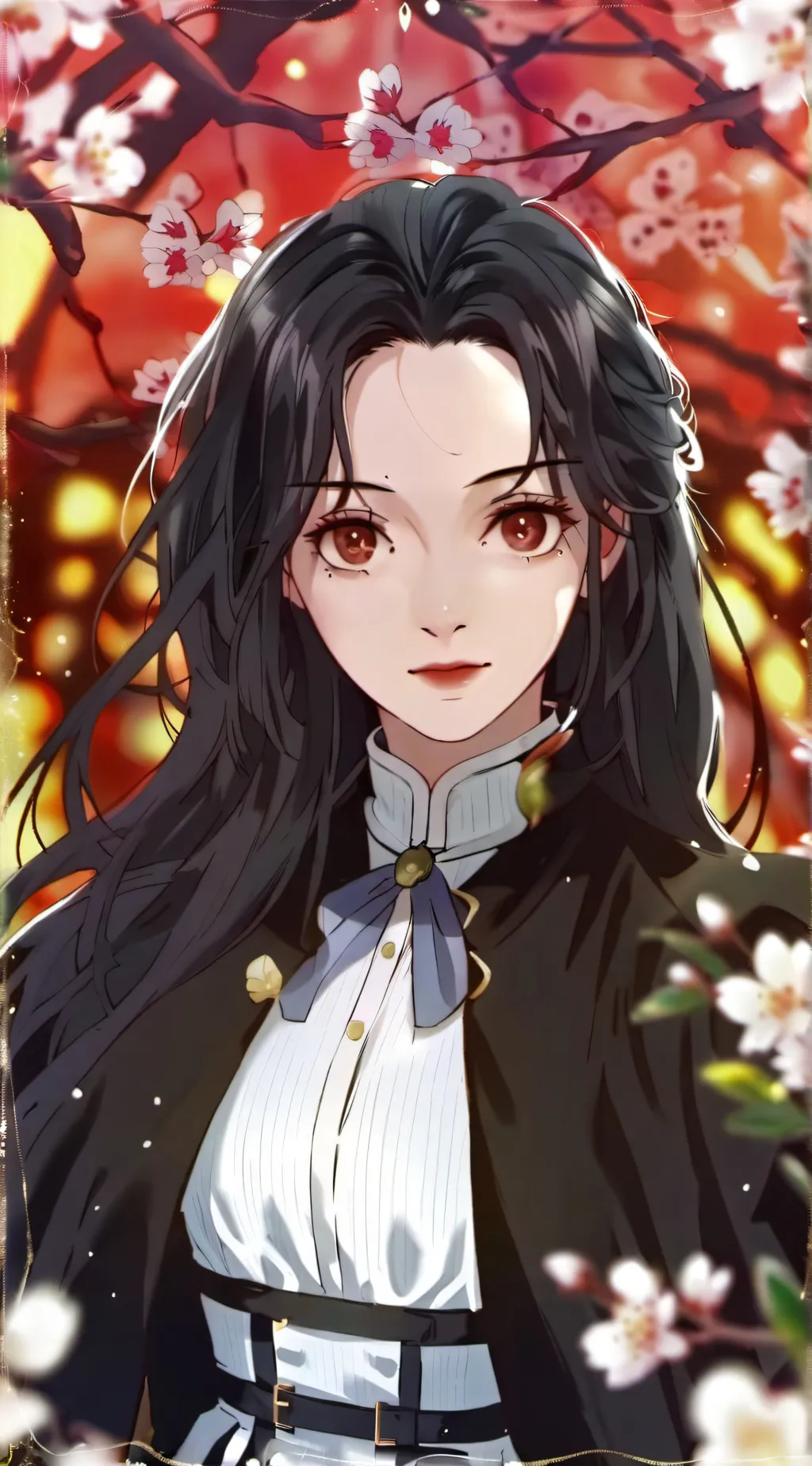 ai character: KNY new hashira background