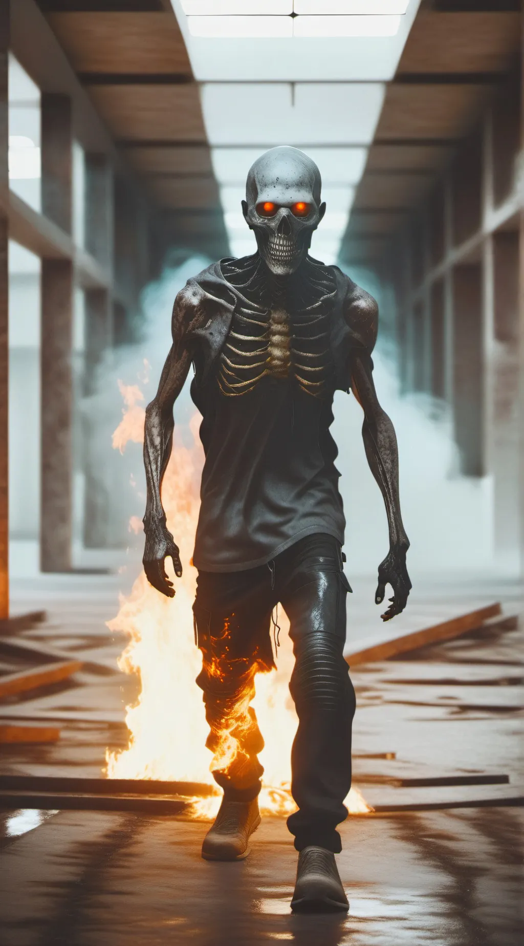 ai character: Scp-106 old man background