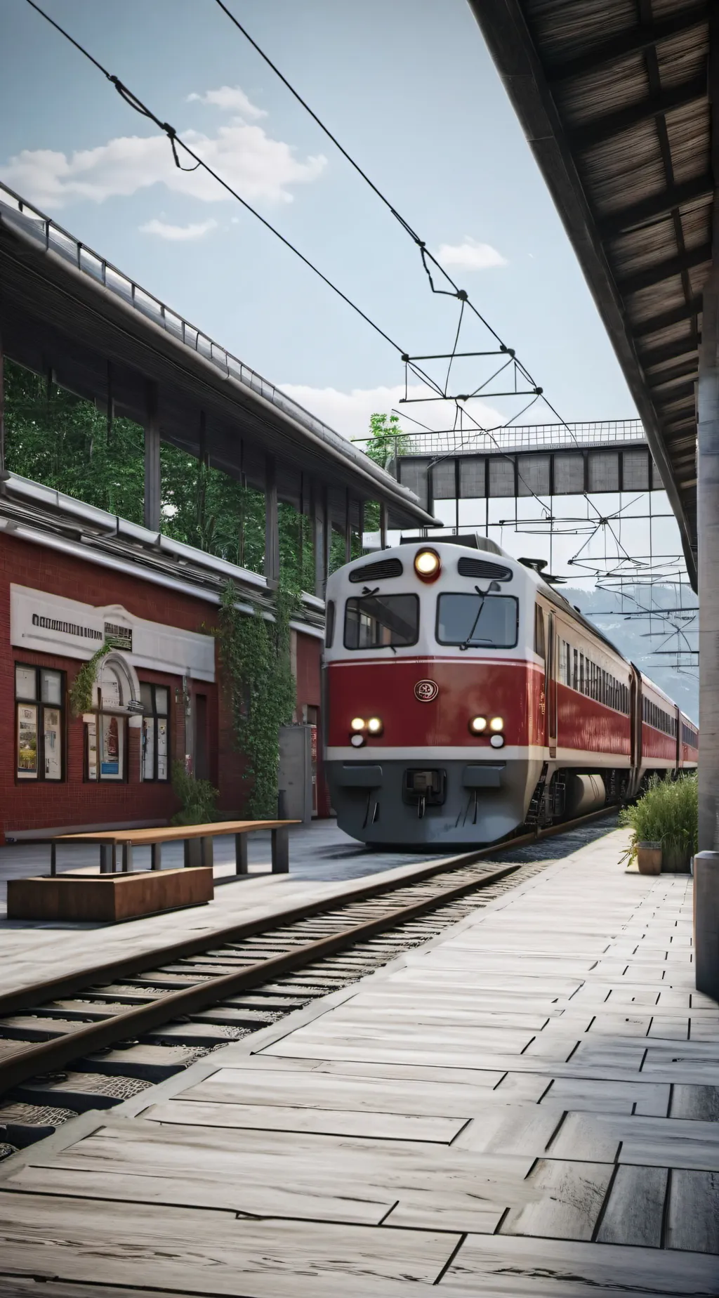 ai character: Mill Brooke Rail background