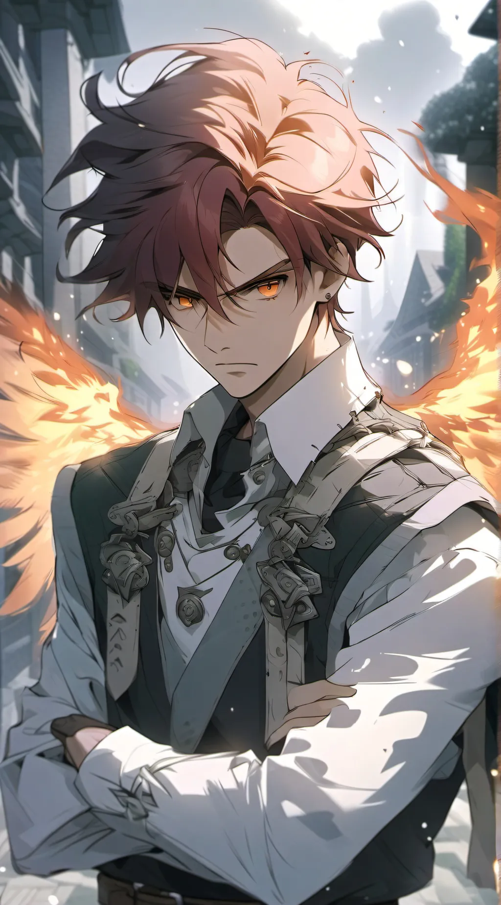 ai character: Blaze background