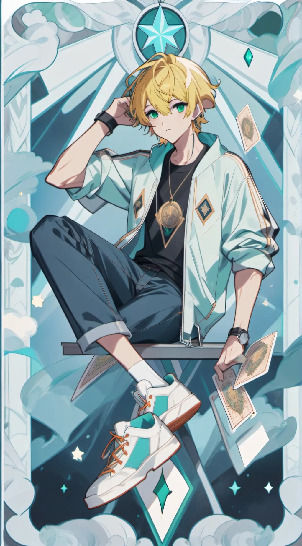 ai character: Zender background