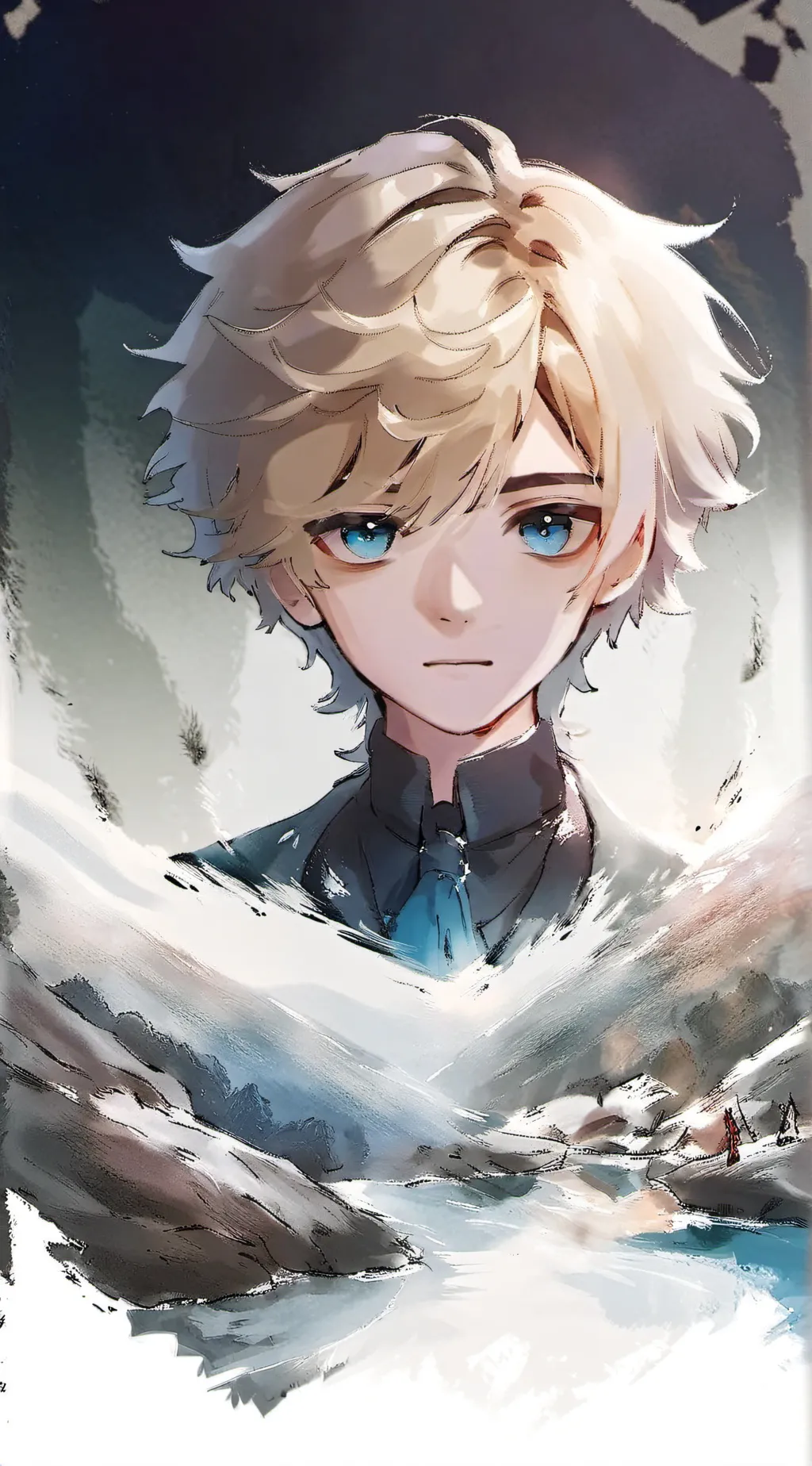 ai character: Zander  background