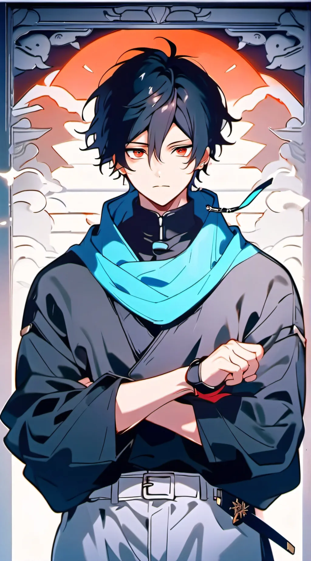 ai character: Keisuke background