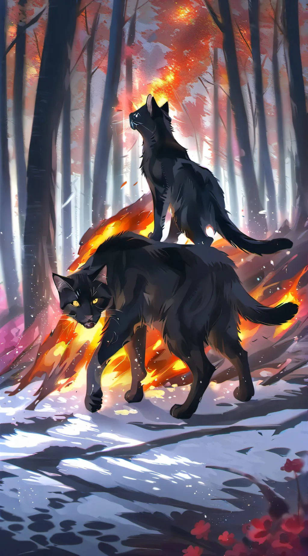 ai character: Warrior cats! background