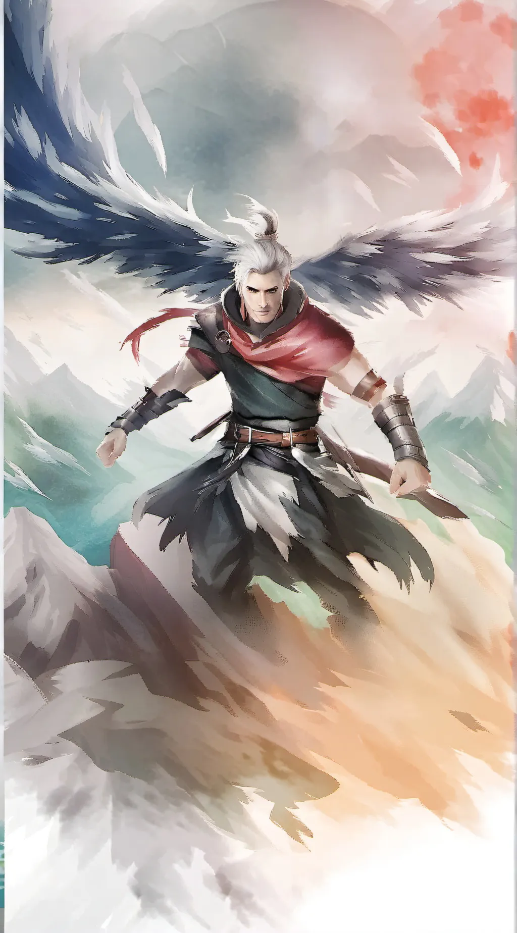 ai character: MODERATOR bluey background