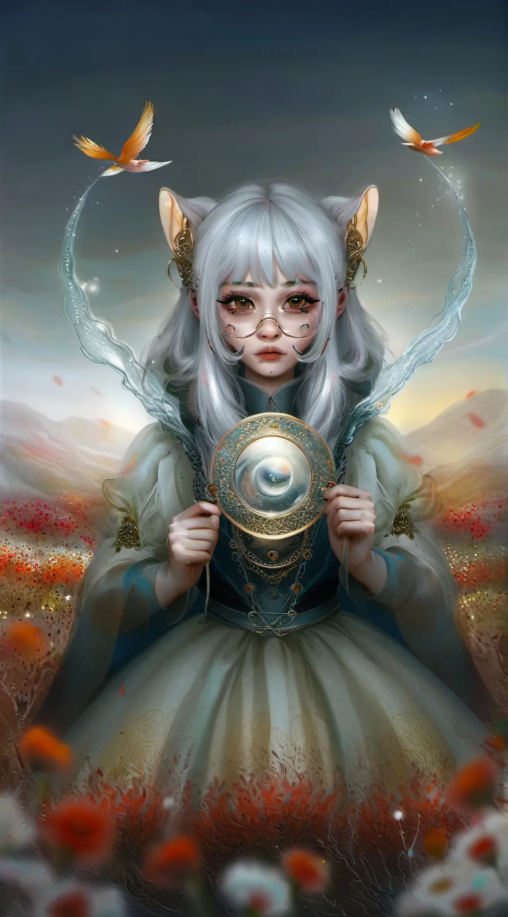 ai character: DEMON SLAYER  background