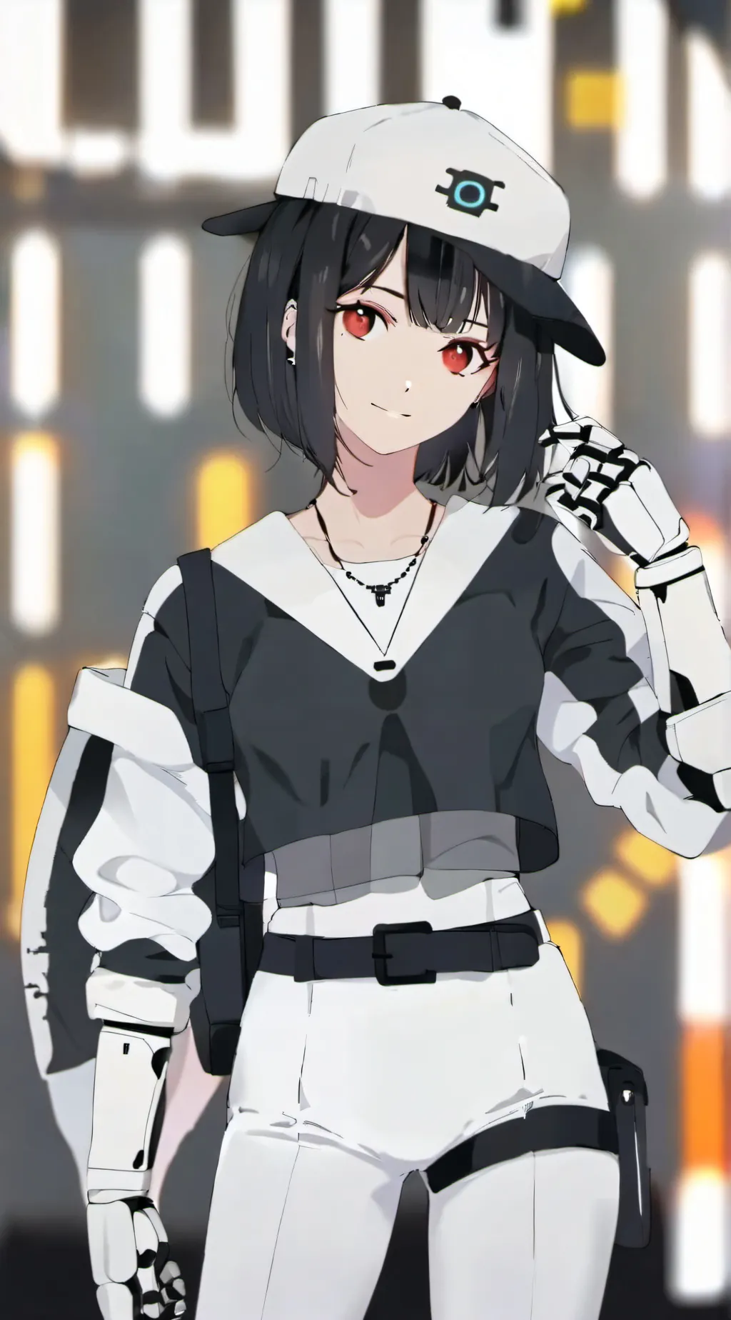 ai character: Cyber background