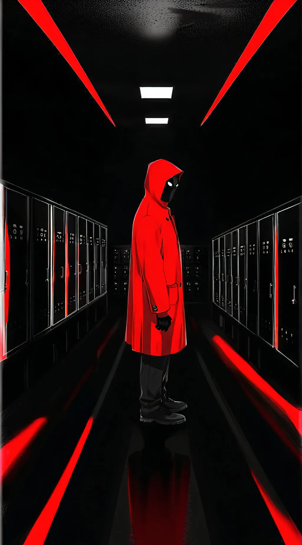 ai character: Monitor  background