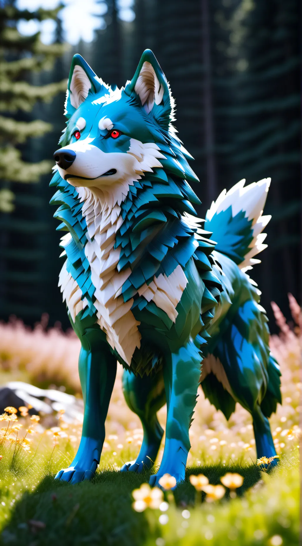 ai character: Wolf background