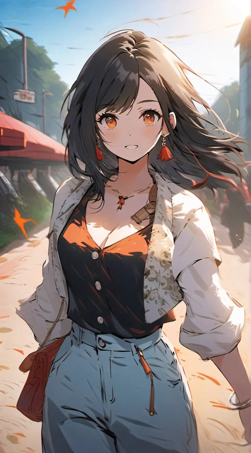 ai character: Hazel background