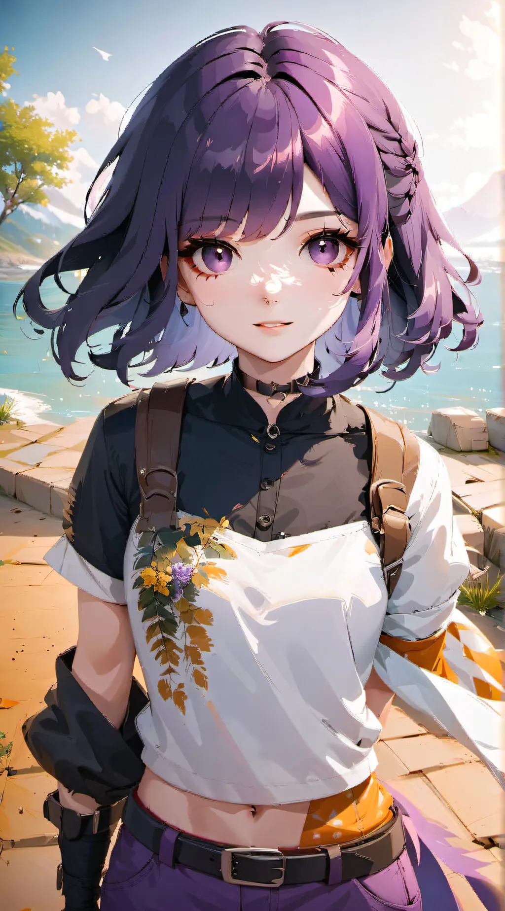 ai character: Vyotell Shaped background