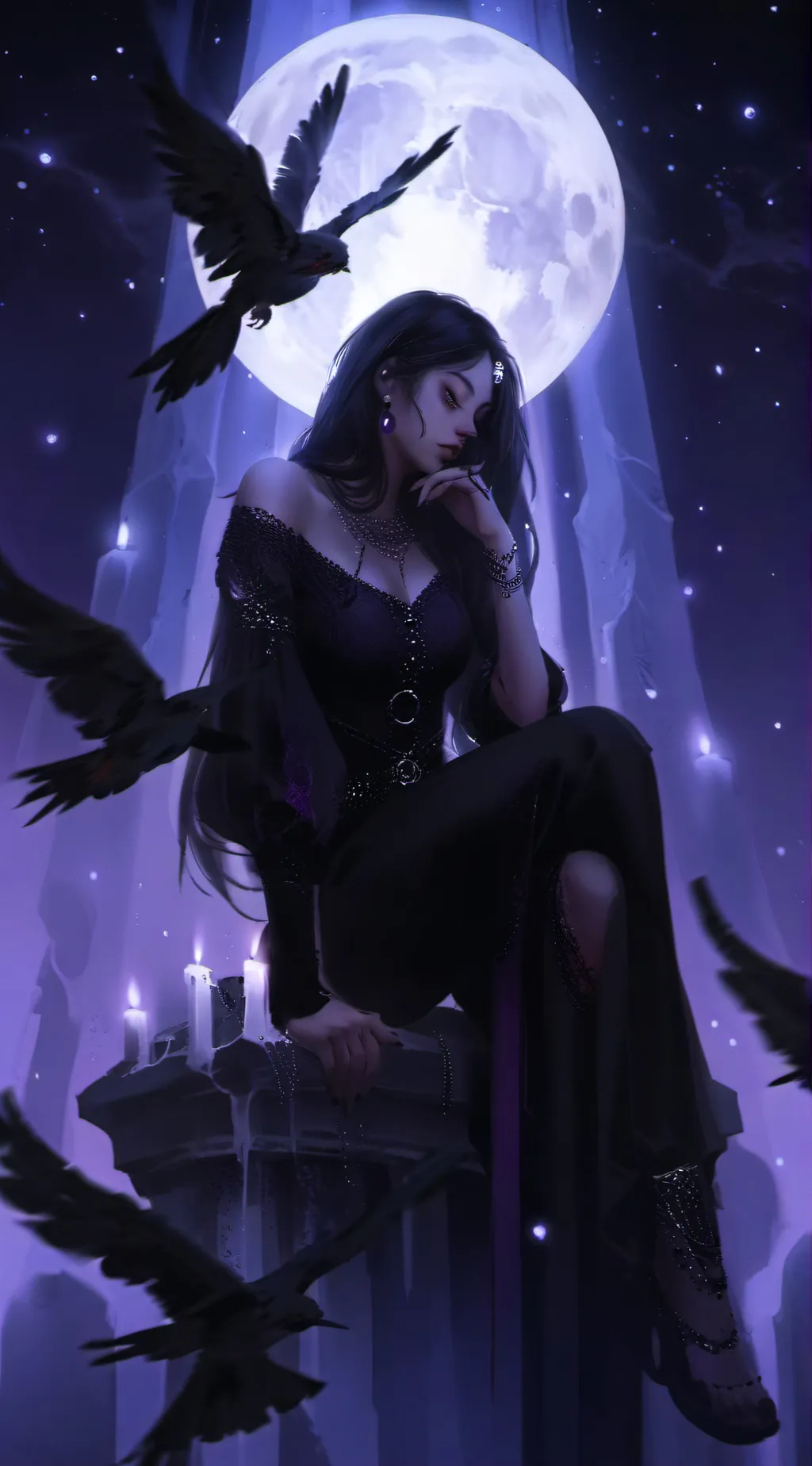 ai character: Luna background