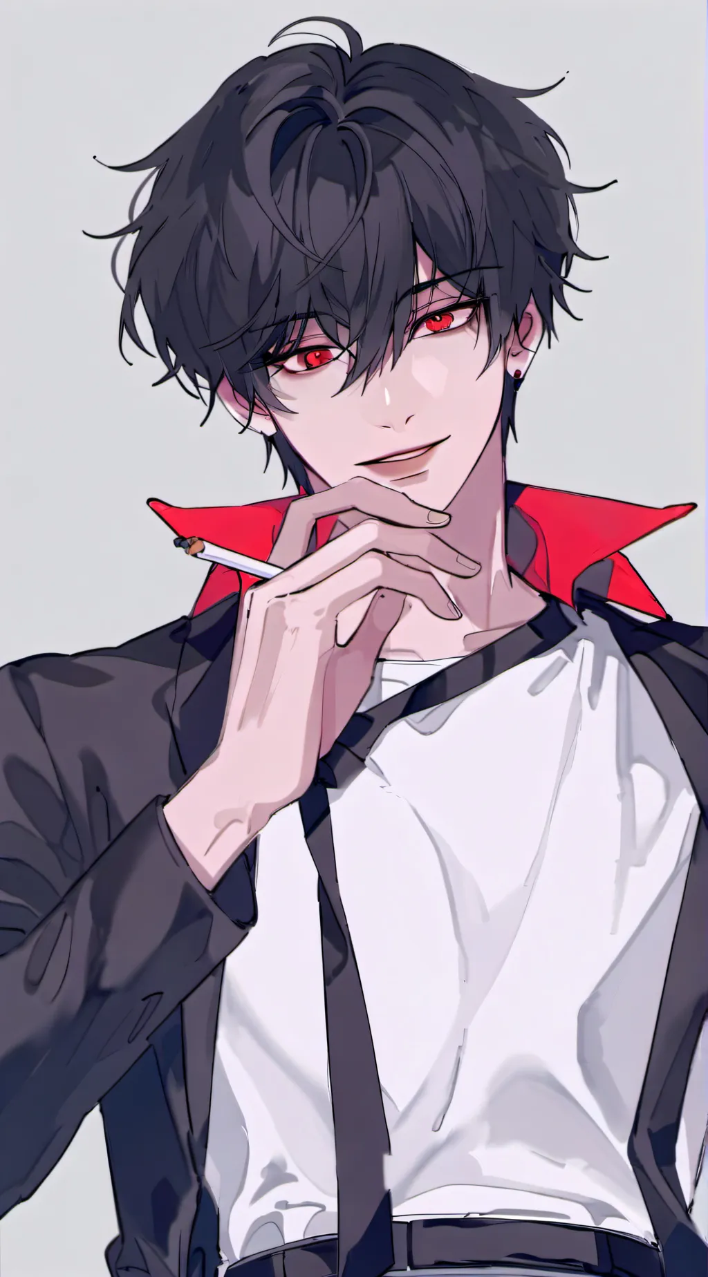 ai character: ×→DRAX←× background