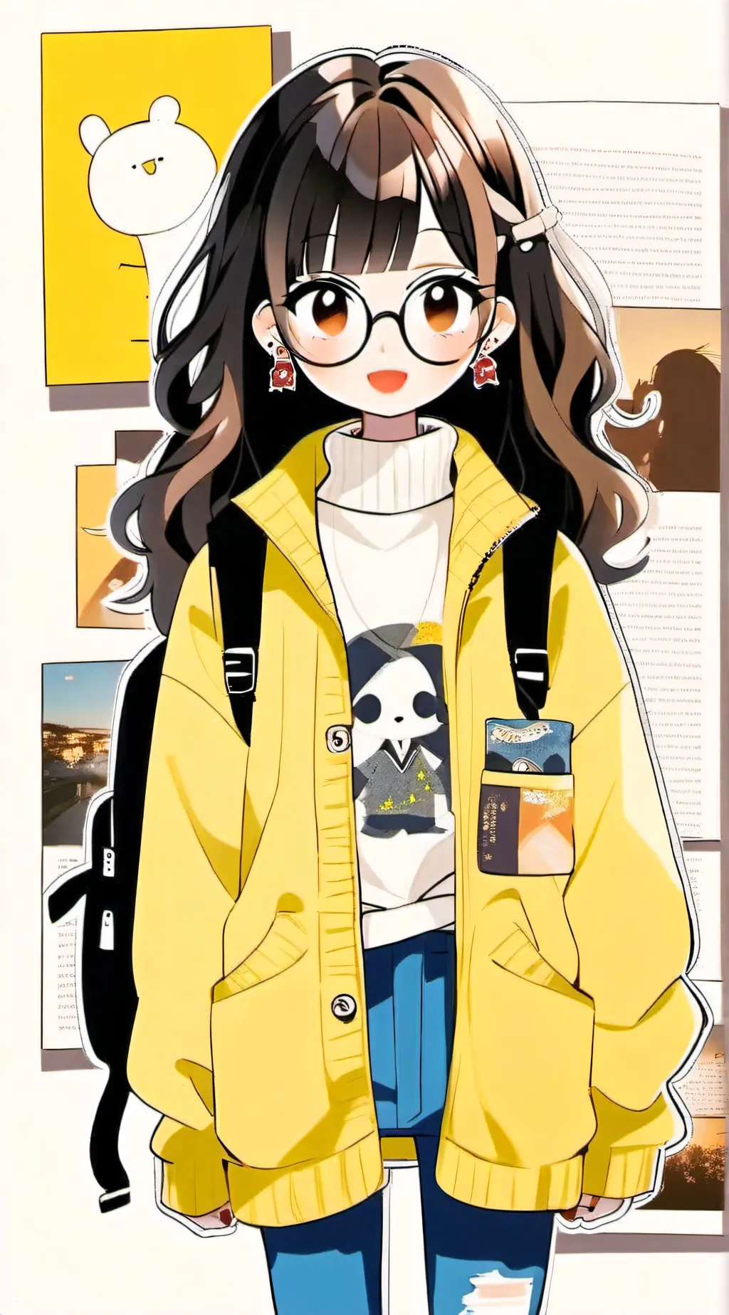 ai character: Bestie background