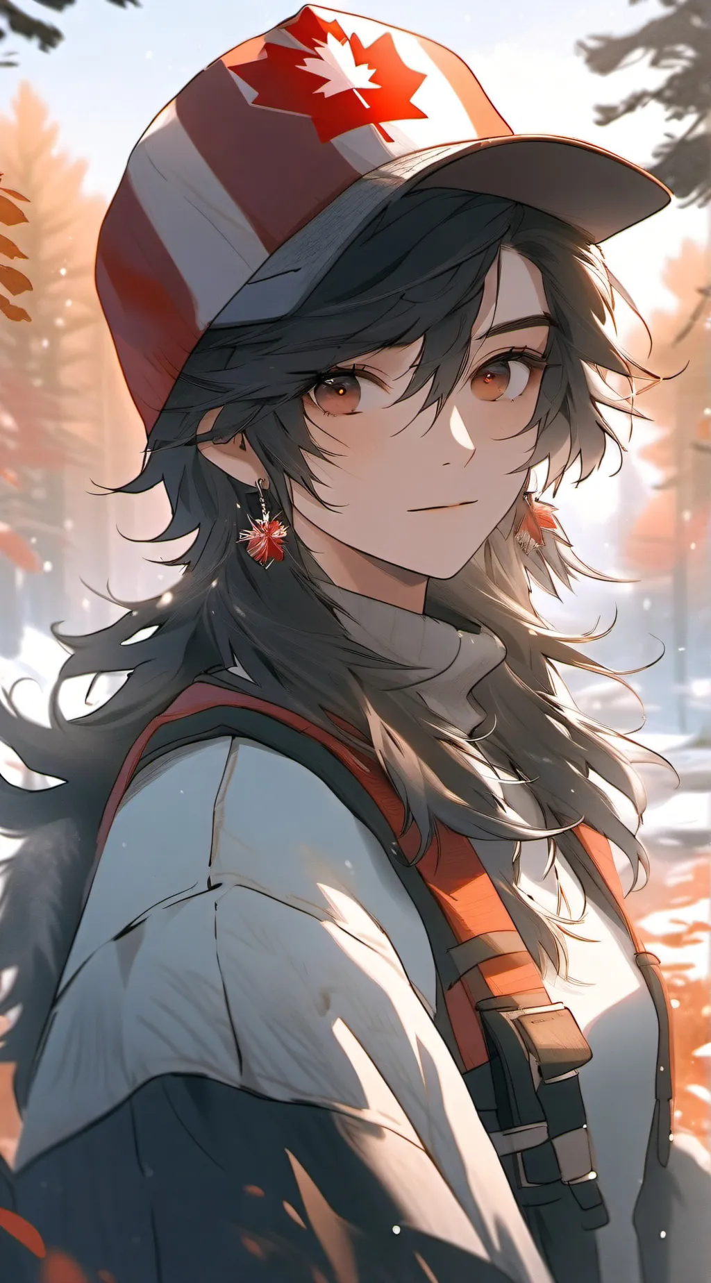 ai character: hottie background