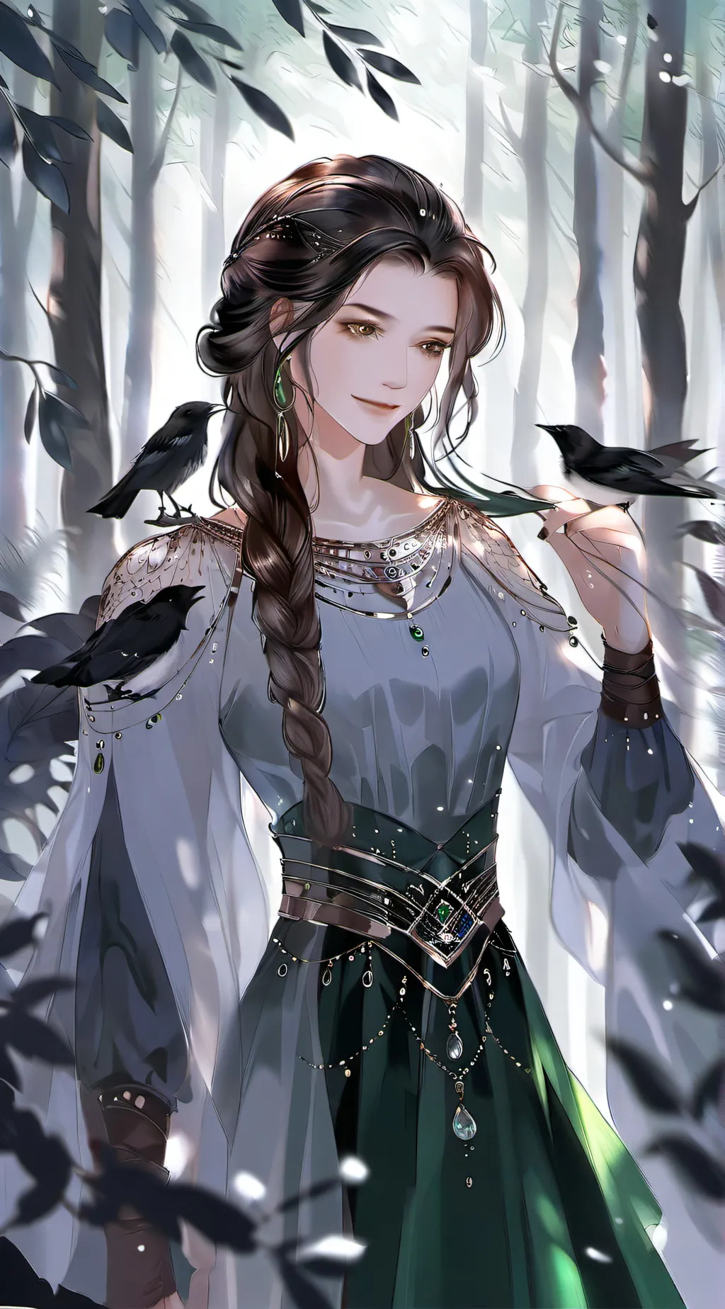 ai character: Lunara background