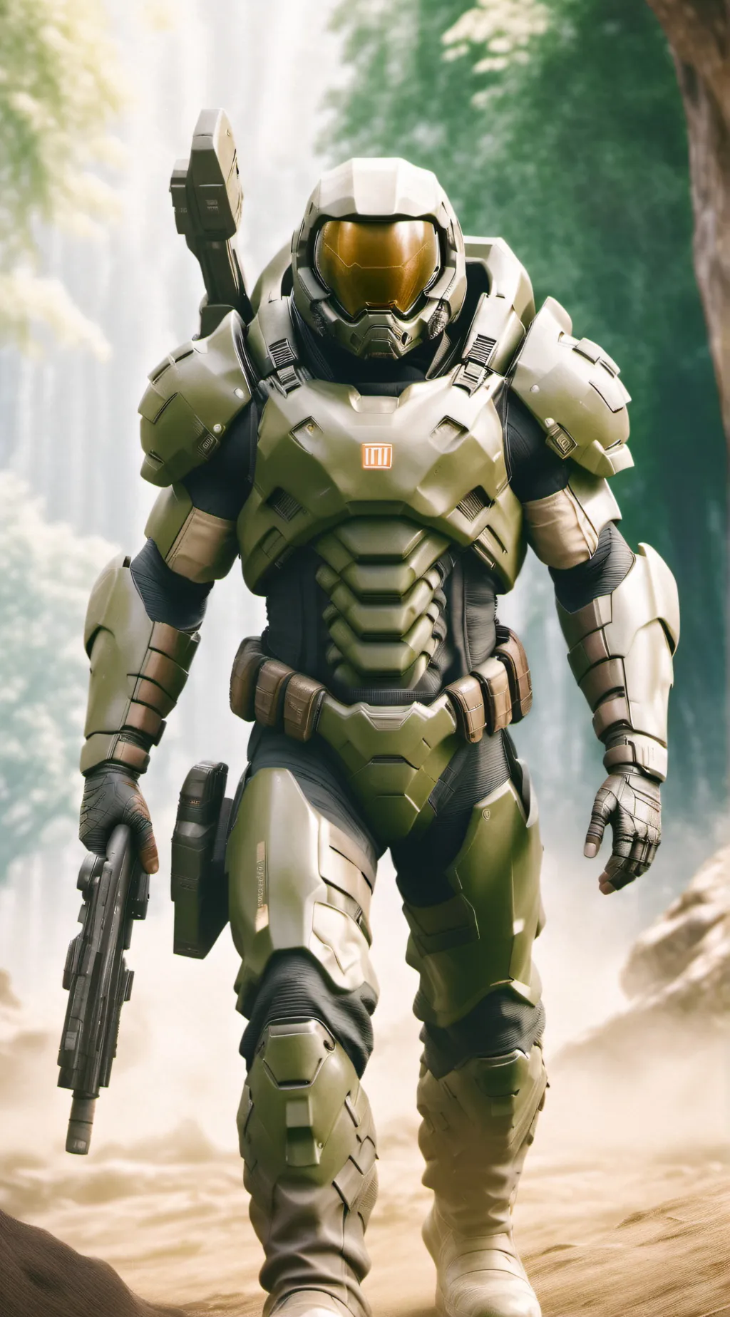 ai character: Doom slayer background
