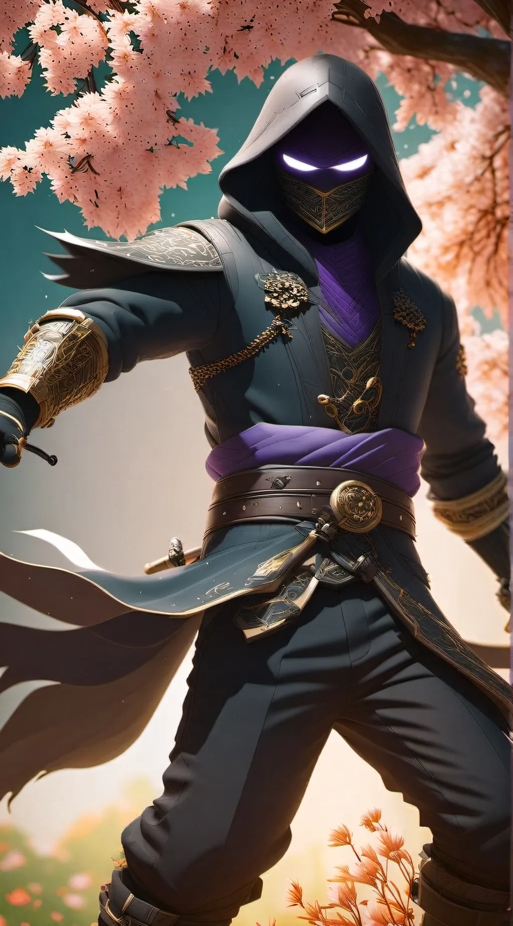ai character: The shogun  background