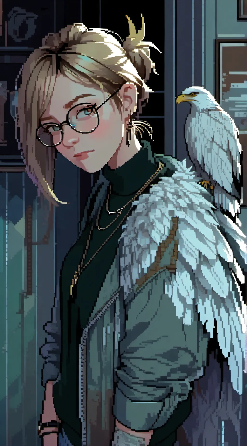ai character: Shade background