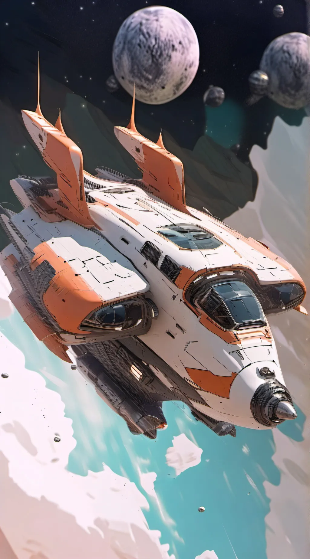 ai character: Space/Spaceship RP background