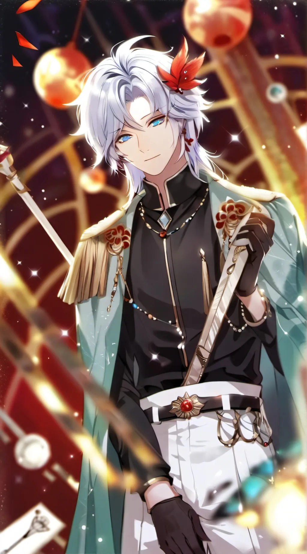 ai character: Nice Angel  background