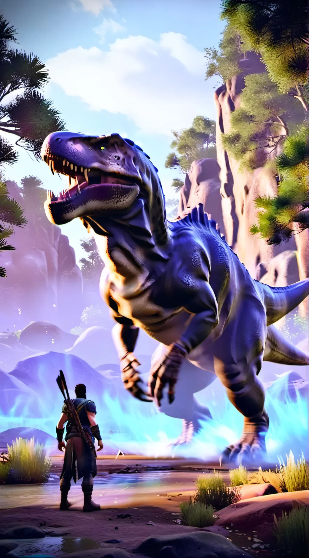 ai character: ark background