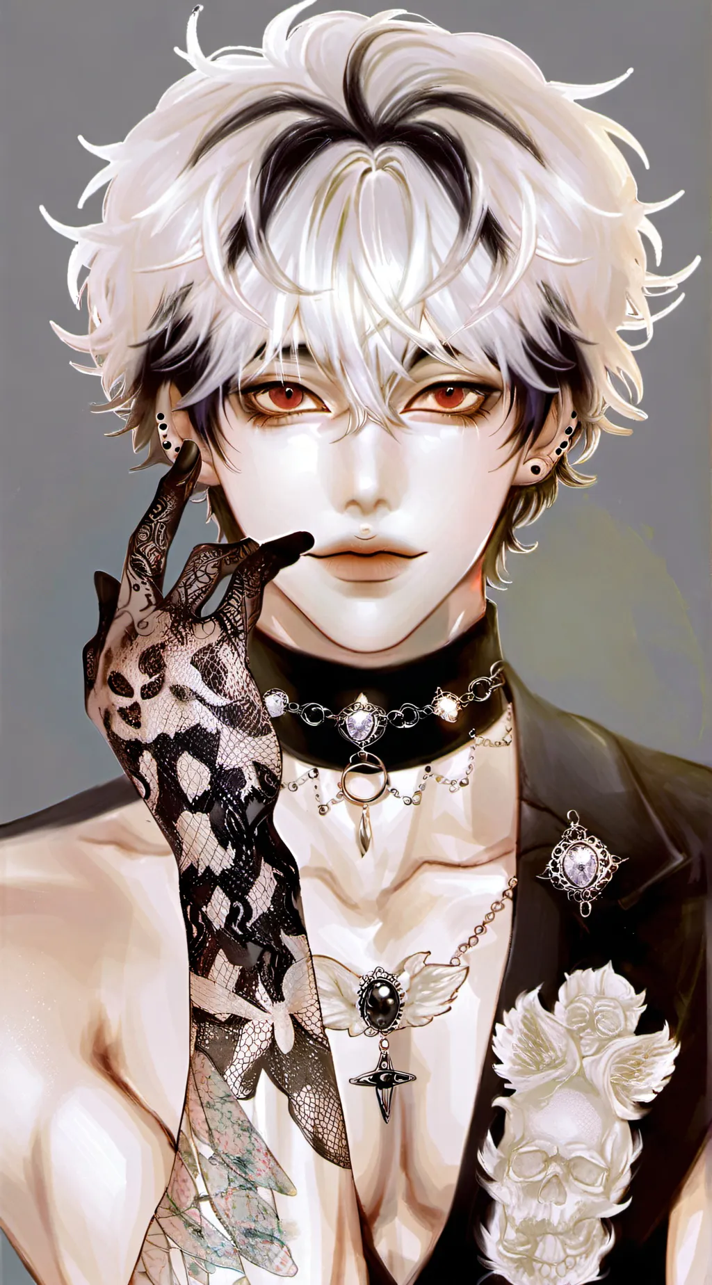ai character: Harth god of song  background