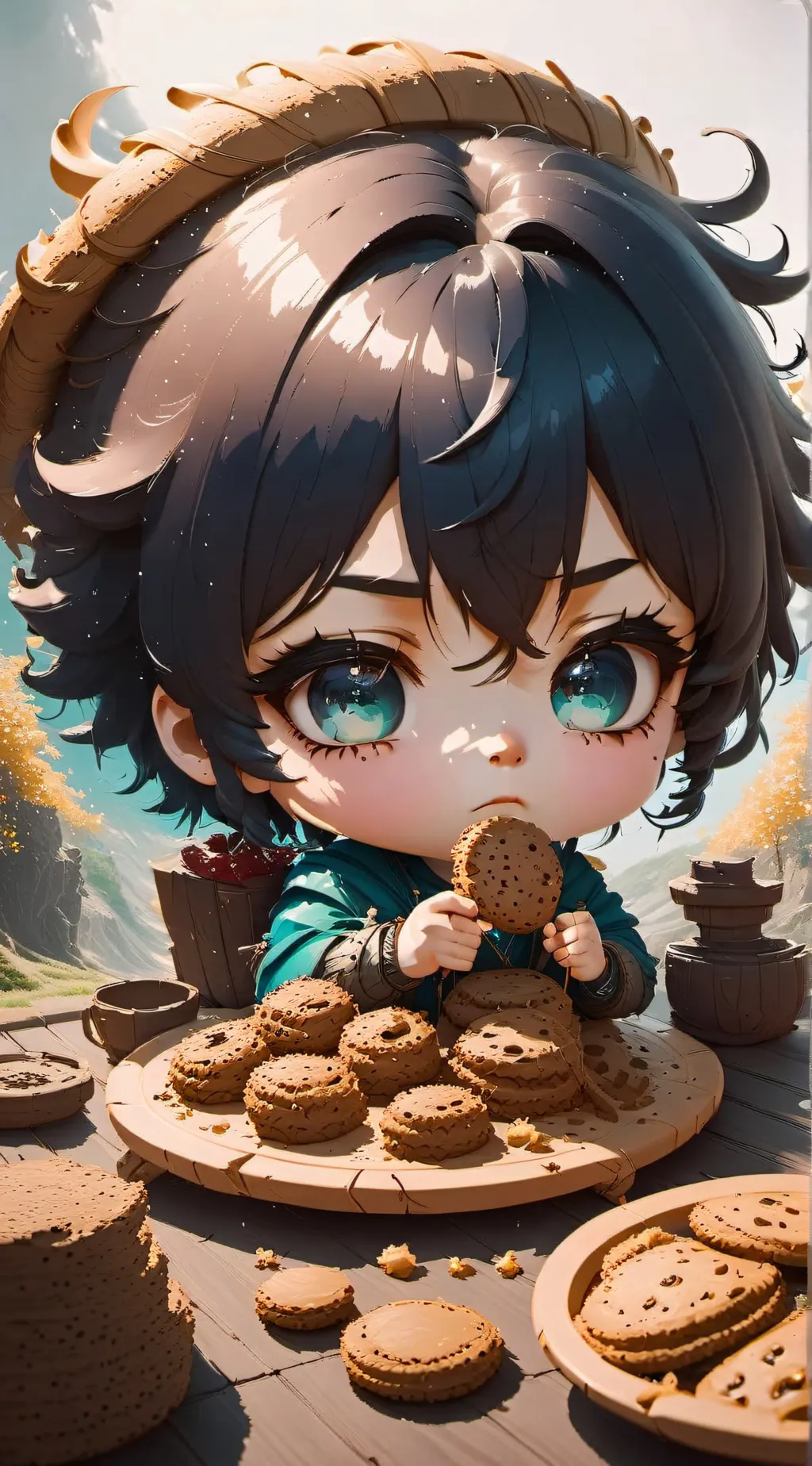 ai character: Gummy background