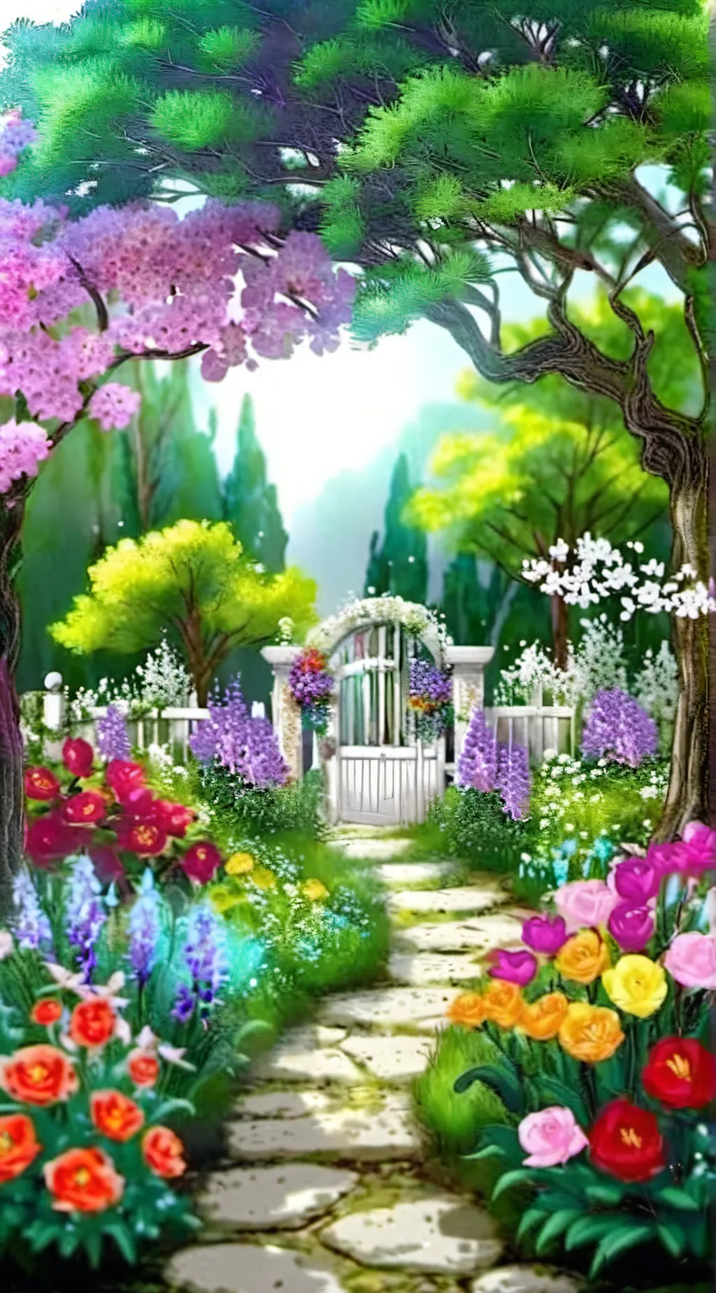 ai character: Dandys world pt3 background